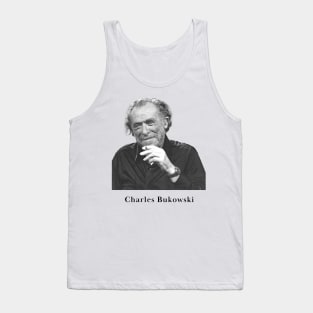 Charles Bukowski Portrait Tank Top